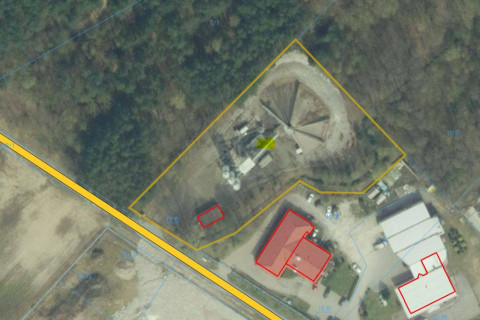 Wola Łącka/Płock - nieruchomość zabudowana węzłem betoniarskim