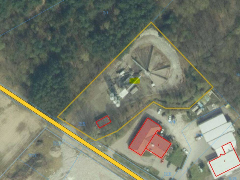 Wola Łącka/Płock - nieruchomość zabudowana węzłem betoniarskim