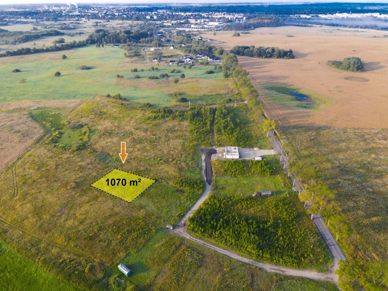 1070m² Pod dom na nowo powstającym osiedlu w Szczecinku