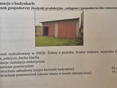 Sprzedam posiadłość pow. 1.099 ha