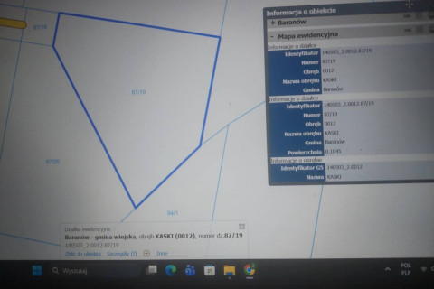 Działka z warunkami zabudowy