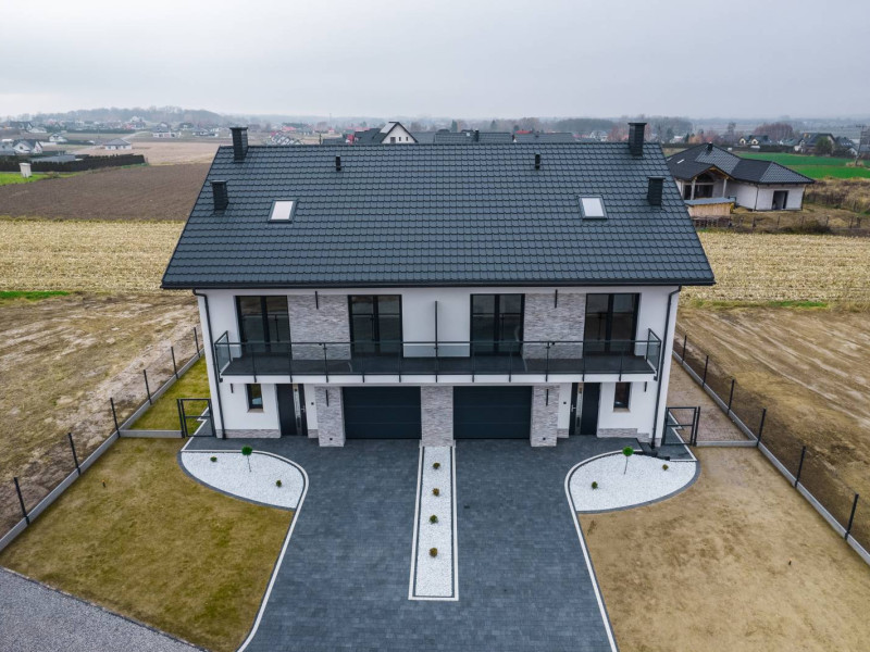 Dom w Zabudowie Bliźniaczej 132,5m2 + 67m2 poddasze, blisko Rzeszowa-23 min!