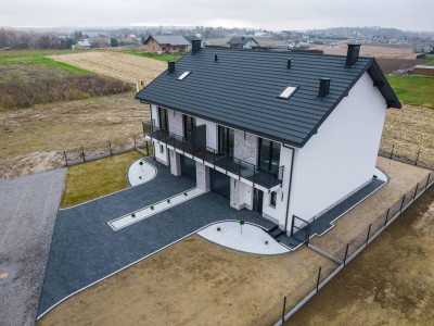 Dom w Zabudowie Bliźniaczej 132,5m2 + 67m2 poddasze, blisko Rzeszowa-23 min!