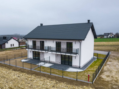 Dom w Zabudowie Bliźniaczej 132,5m2 + 67m2 poddasze, blisko Rzeszowa-23 min!