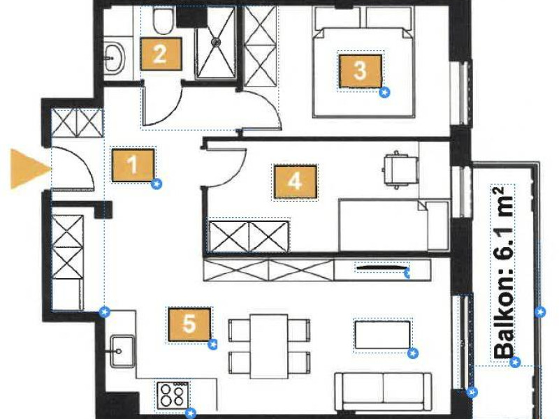 Cesja mieszkania 3-pokojowego