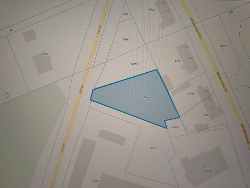 Sprzedam działkę 1494m2, Małdyty