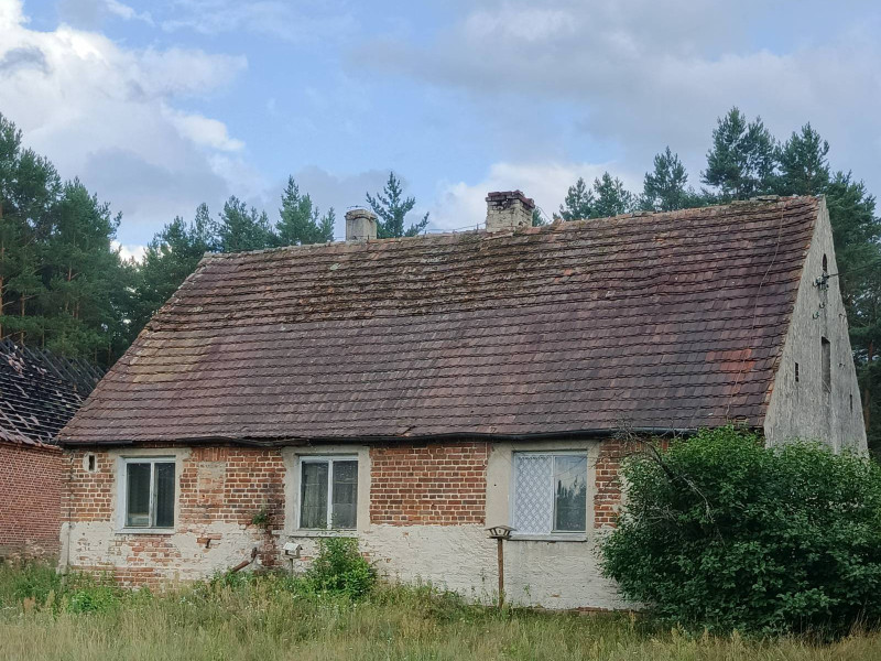 Dom w otoczeniu lasów i jezior