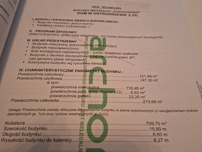 Sprzedam działkę  z projektem i pozwoleniem na budowe