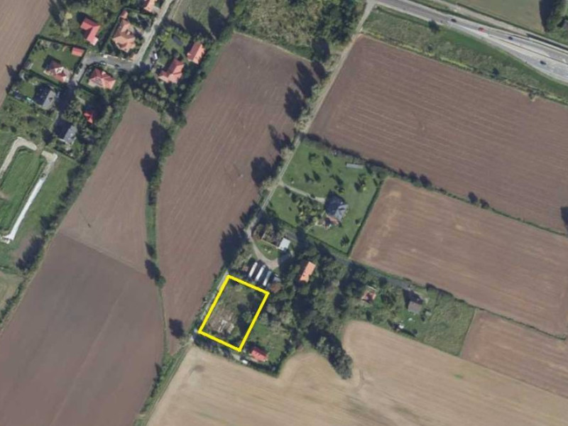 Ogrodzona działka budowlana Grobelno / Malbork, 2249 m2, warunki zabudowy