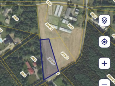 Sprzedam działkę budowlaną o powierzchni 3196 m2, w otoczeniu lasu