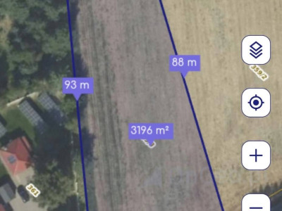 Sprzedam działkę budowlaną o powierzchni 3196 m2, w otoczeniu lasu