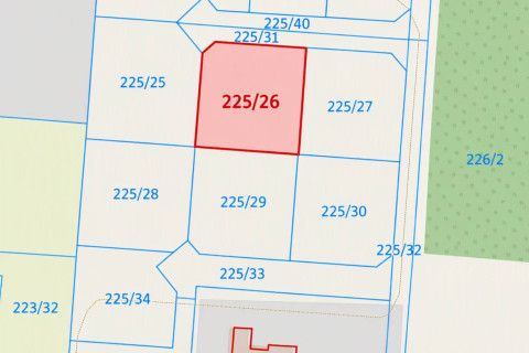 Działka 1072m2 idealna pod budowę domu